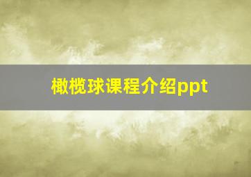 橄榄球课程介绍ppt