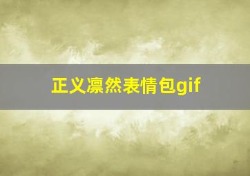 正义凛然表情包gif