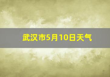 武汉市5月10日天气