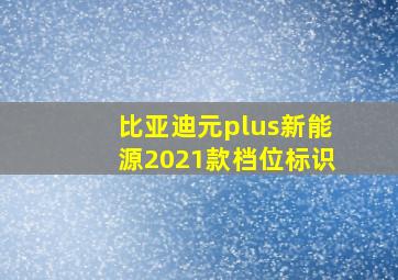 比亚迪元plus新能源2021款档位标识