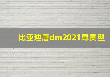 比亚迪唐dm2021尊贵型