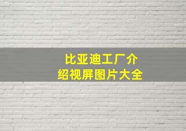 比亚迪工厂介绍视屏图片大全