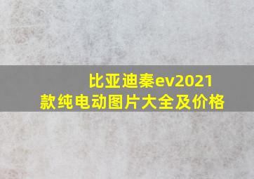 比亚迪秦ev2021款纯电动图片大全及价格