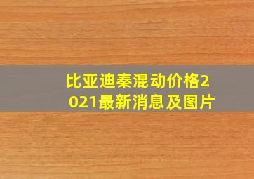 比亚迪秦混动价格2021最新消息及图片