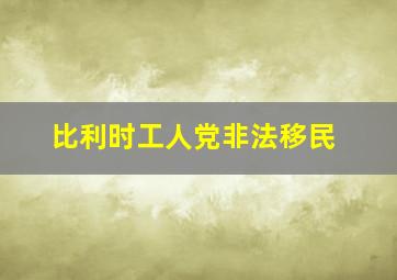 比利时工人党非法移民