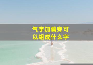 气字加偏旁可以组成什么字