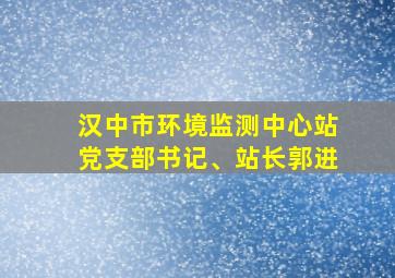 汉中市环境监测中心站党支部书记、站长郭进