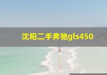 沈阳二手奔驰gls450