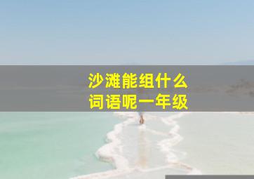 沙滩能组什么词语呢一年级