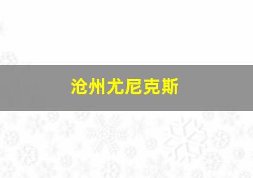 沧州尤尼克斯