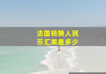 法国转换人民币汇率是多少