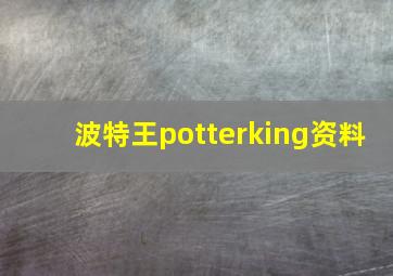 波特王potterking资料