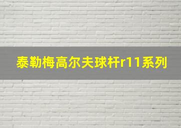 泰勒梅高尔夫球杆r11系列