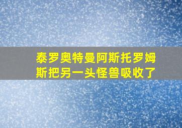 泰罗奥特曼阿斯托罗姆斯把另一头怪兽吸收了