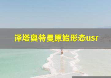 泽塔奥特曼原始形态usr