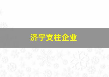 济宁支柱企业