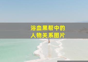 浴血黑帮中的人物关系图片