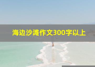 海边沙滩作文300字以上