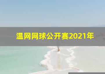 温网网球公开赛2021年