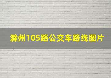 滁州105路公交车路线图片