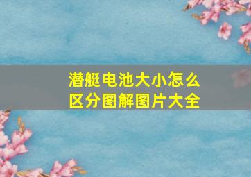 潜艇电池大小怎么区分图解图片大全