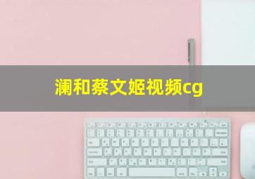 澜和蔡文姬视频cg