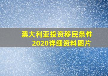 澳大利亚投资移民条件2020详细资料图片