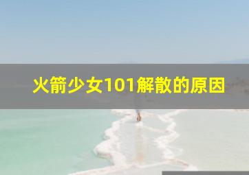 火箭少女101解散的原因