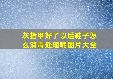 灰指甲好了以后鞋子怎么消毒处理呢图片大全