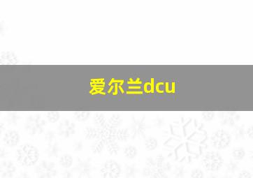 爱尔兰dcu