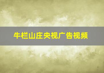 牛栏山庄央视广告视频