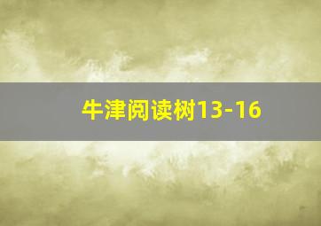 牛津阅读树13-16