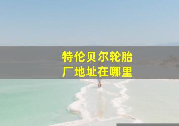 特伦贝尔轮胎厂地址在哪里