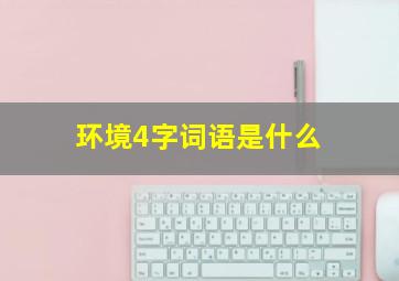 环境4字词语是什么