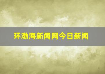 环渤海新闻网今日新闻