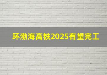 环渤海高铁2025有望完工