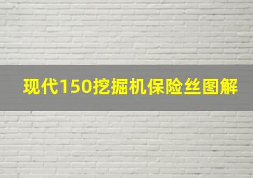 现代150挖掘机保险丝图解