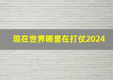 现在世界哪里在打仗2024