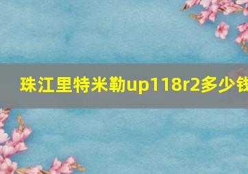 珠江里特米勒up118r2多少钱