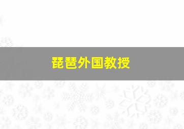 琵琶外国教授