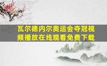 瓦尔德内尔奥运会夺冠视频播放在线观看免费下载