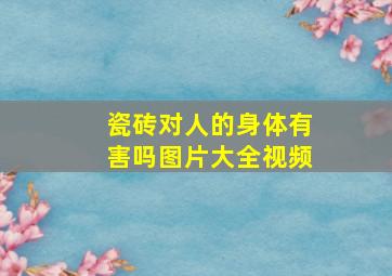 瓷砖对人的身体有害吗图片大全视频