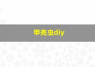 甲壳虫diy