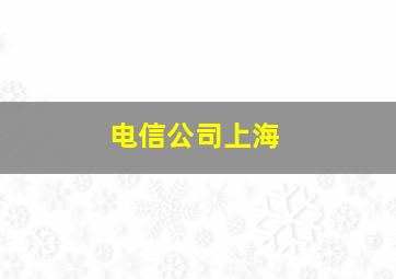 电信公司上海