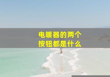 电暖器的两个按钮都是什么