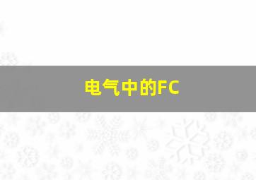 电气中的FC