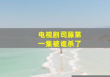 电视剧司藤第一集被谁杀了