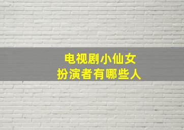 电视剧小仙女扮演者有哪些人