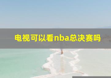 电视可以看nba总决赛吗