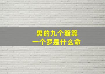 男的九个簸箕一个罗是什么命